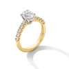 1-1/2 CT. T.W. Oval Certified Lab-Grown Diamond Engagement Ring in 14K Gold (I/SI2)
