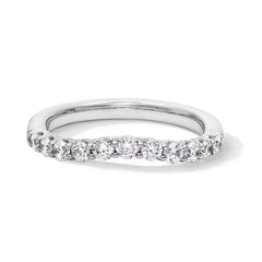 1/2 CT. T.W. Certified Lab-Grown Diamond Contour Band in 14K Gold (F/VS2)