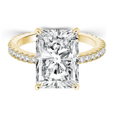 4-1/4 CT. T.W. Radiant-Cut Certified Lab-Grown Diamond Engagement Ring in 14K Gold (F/VS2)