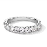 1 CT. T.W. Certified Lab-Grown Diamond Eleven Stone Anniversary Band in 14K Gold (F/VS2)