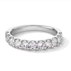1 CT. T.W. Certified Lab-Grown Diamond Eleven Stone Anniversary Band in 14K Gold (F/VS2)