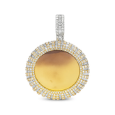 4.0 CT. T.W. Diamond Round Memory Pendant in 10K Yellow Gold