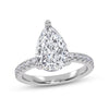 2-1/4 CT. T.W. Pear-Shaped Certified Lab-Grown Diamond Engagement Ring in 14K White Gold (I/SI2)