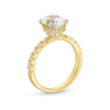 2-3/4 CT. T.W. Certified Oval Lab-Grown Diamond Hidden Frame Engagement Ring in 14K Gold (F/VS2)