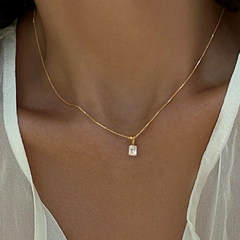1/2 CT. Diamond Solitaire Pendant in 10K Rose Gold