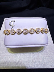 10kt Yellow Gold with 2.89ctw Natural Diamonds Bracelet