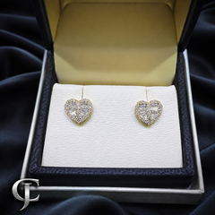 10kt Yellow Gold with 0.70ctw Natural Diamonds Earrings