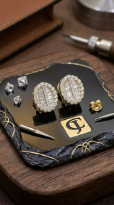 10kt Yellow Gold with 0.35ctw Natural Diamonds Earrings