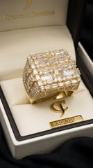 10kt Yellow Gold with 5.00ctw Natural Diamonds Ring (Men’s)