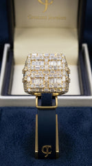 10kt Yellow Gold with 5.00ctw Natural Diamonds Ring (Men’s)