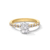 1-1/2 CT. T.W. Oval Certified Lab-Grown Diamond Engagement Ring in 14K Gold (I/SI2)