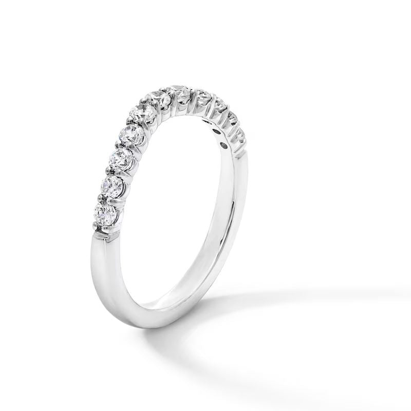 1/2 CT. T.W. Certified Lab-Grown Diamond Contour Band in 14K Gold (F/VS2)