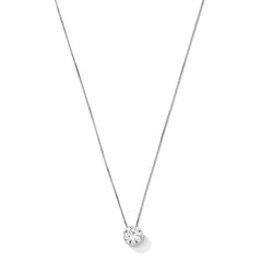 1 CT. Certified Lab-Grown Diamond Solitaire Pendant in 10K White Gold (F/VS2)