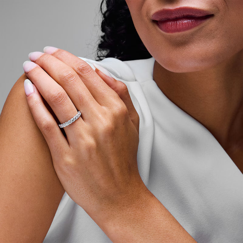 1 CT. T.W. Certified Lab-Grown Diamond Eleven Stone Anniversary Band in 14K Gold (F/VS2)