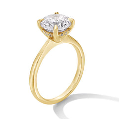 2-1/2 CT. T.W. Certified Lab-Grown Diamond Solitaire Hidden Halo Engagement Ring in 14K Gold (F/VS2)