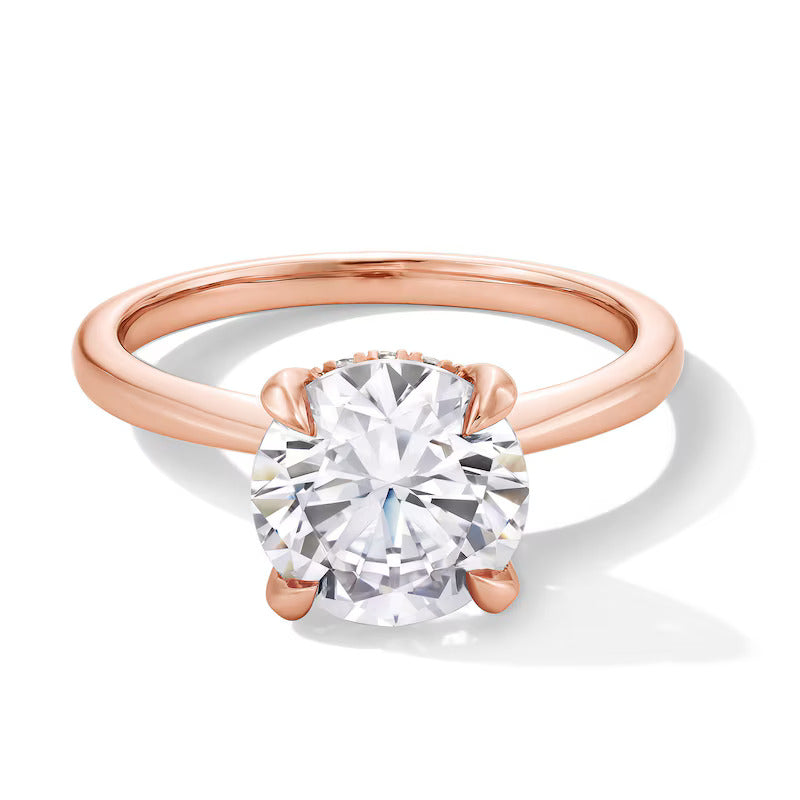 2-1/2 CT. T.W. Certified Lab-Grown Diamond Solitaire Hidden Halo Engagement Ring in 14K Gold (F/VS2)
