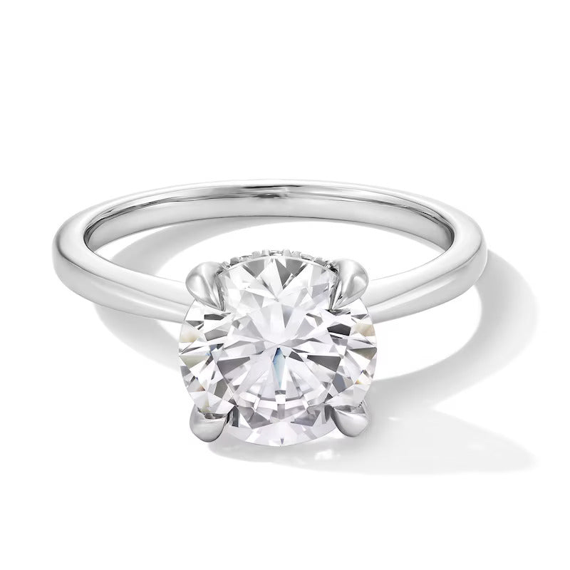 2-1/2 CT. T.W. Certified Lab-Grown Diamond Solitaire Hidden Halo Engagement Ring in 14K Gold (F/VS2)