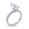 2-1/4 CT. T.W. Pear-Shaped Certified Lab-Grown Diamond Engagement Ring in 14K White Gold (I/SI2)