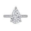 2-1/4 CT. T.W. Pear-Shaped Certified Lab-Grown Diamond Engagement Ring in 14K White Gold (I/SI2)