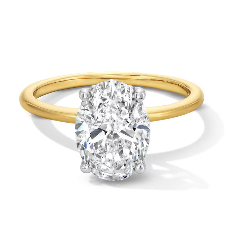 2-3/4 CT. T.W. Oval Certified Lab-Grown Diamond Solitaire Engagement Ring in 14K Gold (F/VS2)