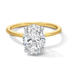 2-3/4 CT. T.W. Oval Certified Lab-Grown Diamond Solitaire Engagement Ring in 14K Gold (F/VS2)