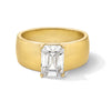 2 CT. Emerald-Cut Certified Lab-Grown Diamond Solitaire Cigar Band Engagement Ring in 14K Gold (FVS2)
