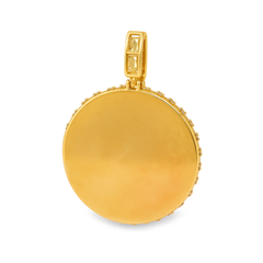4.0 CT. T.W. Diamond Round Memory Pendant in 10K Yellow Gold