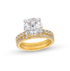 5-1/4 CT. T.W. Certified Lab-Grown Diamond Bridal Set in 14K Gold (I/SI2)