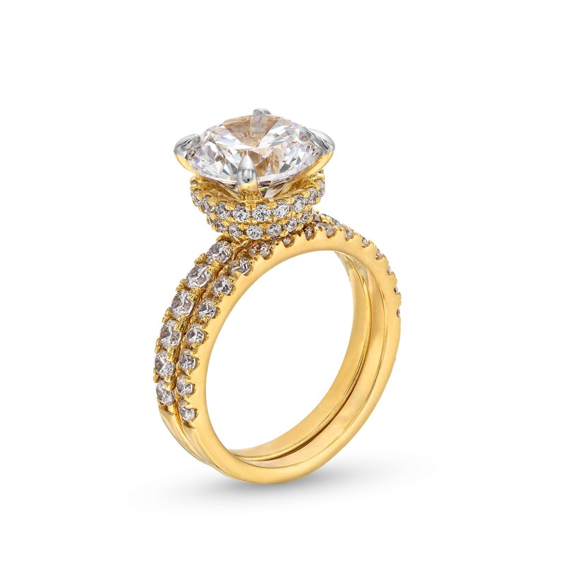 5-1/4 CT. T.W. Certified Lab-Grown Diamond Bridal Set in 14K Gold (I/SI2)