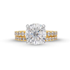 5-1/4 CT. T.W. Certified Lab-Grown Diamond Bridal Set in 14K Gold (I/SI2)