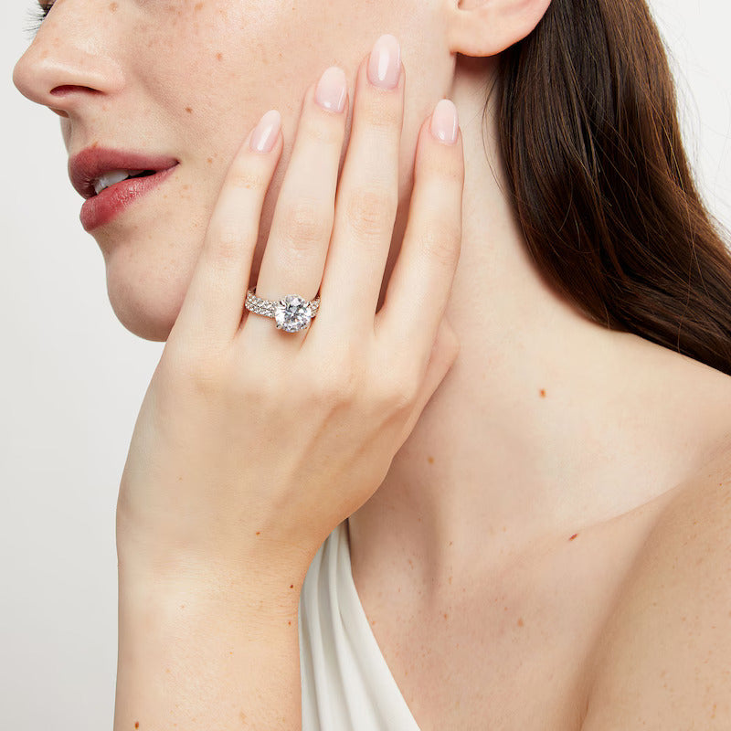 5-1/4 CT. T.W. Certified Lab-Grown Diamond Bridal Set in 14K Gold (I/SI2)