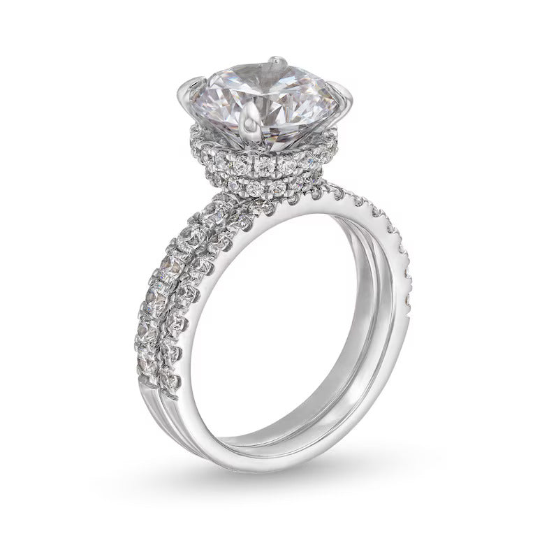 5-1/4 CT. T.W. Certified Lab-Grown Diamond Bridal Set in 14K Gold (I/SI2)