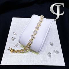 10kt Yellow Gold with 2.89ctw Natural Diamonds Bracelet