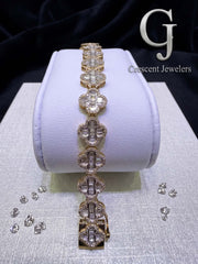 10kt Yellow Gold with 3.00ctw Natural Diamonds Bracelet
