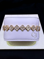 10kt Yellow Gold with 3.00ctw Natural Diamonds Bracelet