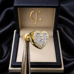 10kt Yellow Gold with 0.70ctw Natural Diamonds Earrings
