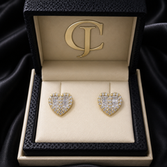 10kt Yellow Gold with 0.70ctw Natural Diamonds Earrings