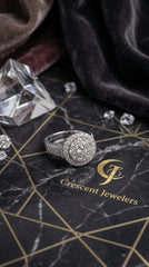14kt White Gold with 1.48ctw Natural Diamonds Ring