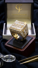 10kt Yellow Gold with 5.00ctw Natural Diamonds Ring (Men’s)