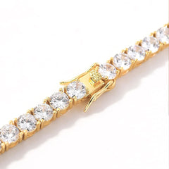 2.40 ctw 10K Yellow Gold Diamond Clover Bracelet