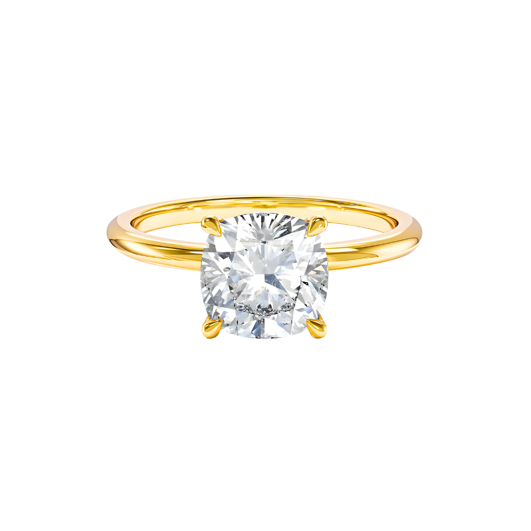 2 CT. Certified Lab-Grown Diamond Solitaire Engagement Ring in 14K Two-Tone Gold (FVS2)